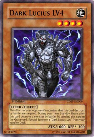 Dark Lucius LV4 (CDIP-EN009) - Cyberdark Impact 1st Edition