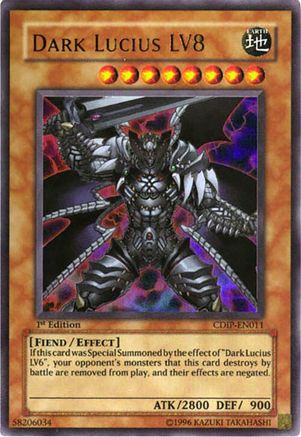 Dark Lucius LV8 (CDIP-EN011) - Cyberdark Impact 1st Edition