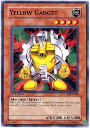 Yellow Gadget (SD10-EN008) - Structure Deck: Machine Re-Volt 1st Edition