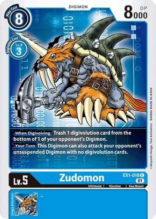 Zudomon (EX1-018) - Classic Collection