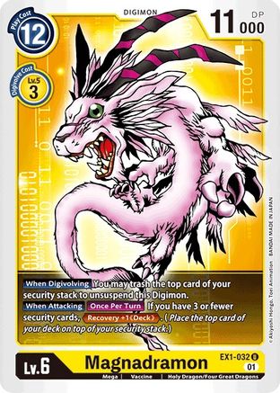 Magnadramon (EX1-032) - Classic Collection