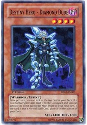 Destiny Hero - Diamond Dude (DP05-EN003) - Duelist Pack 5: Aster Phoenix 1st Edition