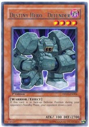 Destiny Hero - Defender (DP05-EN006) - Duelist Pack 5: Aster Phoenix 1st Edition