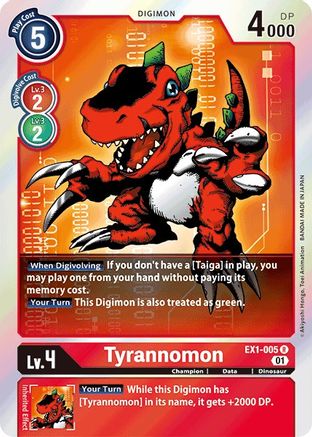 Tyrannomon (EX1-005) - Classic Collection Foil