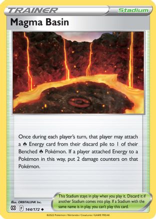 Magma Basin 144/172 - Reverse Holofoil