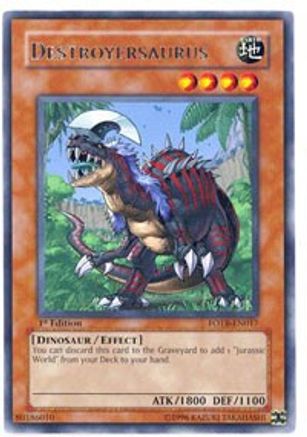 Destroyersaurus (FOTB-EN017) - Force of the Breaker 1st Edition