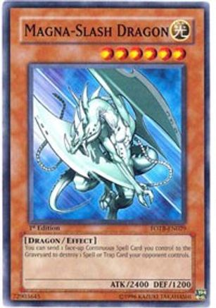 Magna-Slash Dragon (FOTB-EN029) - Force of the Breaker 1st Edition