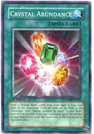 Crystal Abundance (FOTB-EN035) - Force of the Breaker 1st Edition