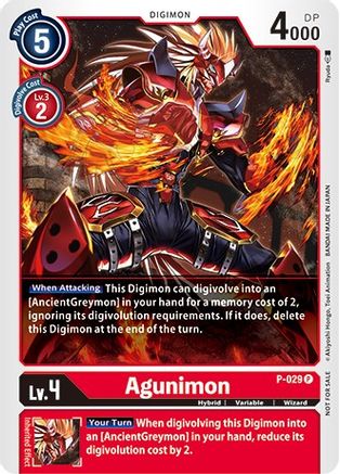 Agunimon - P-029 (P-029) - Revision Pack Cards