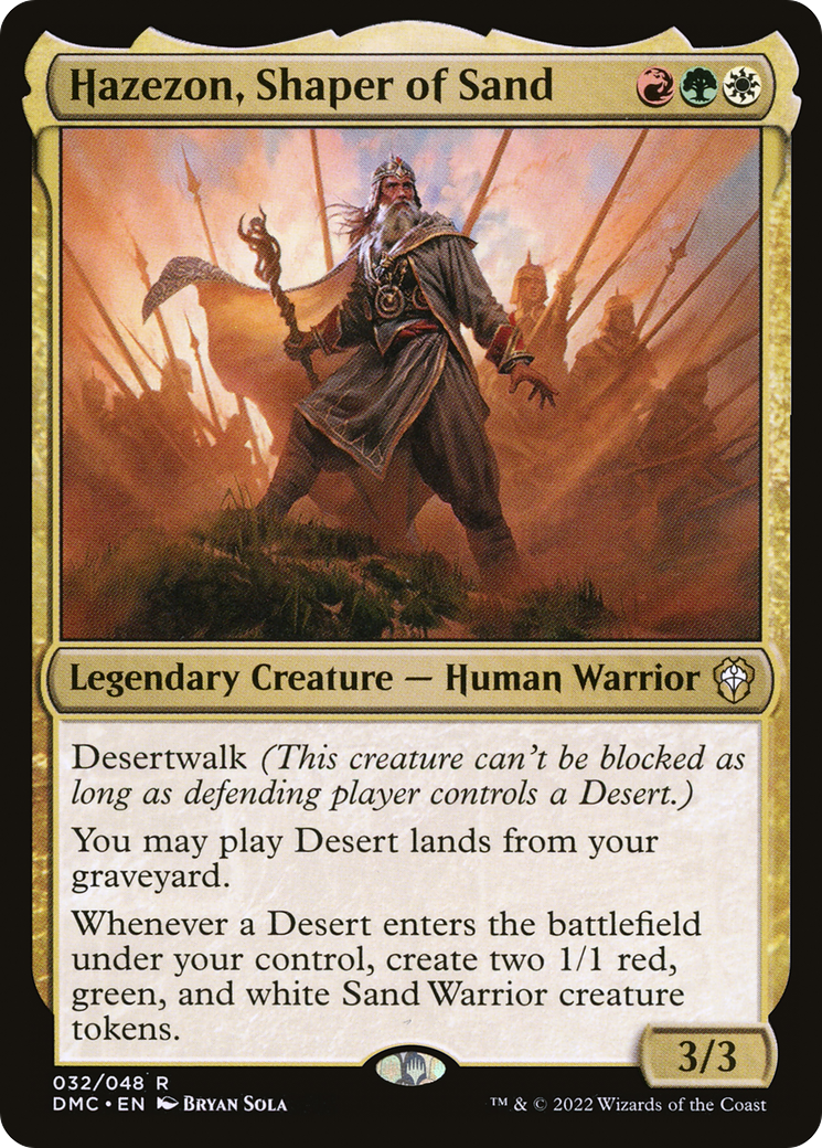 Hazezon, Shaper of Sand (DMC-032) -