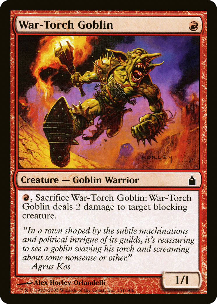 War-Torch Goblin (RAV-151) -  Foil