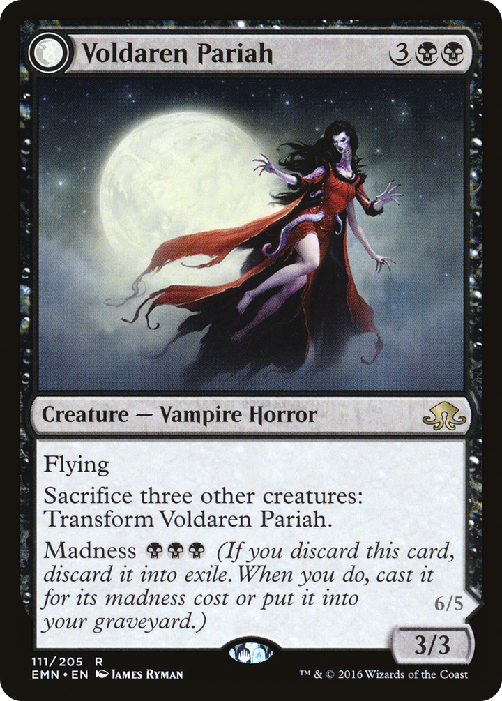 Voldaren Pariah // Abolisher of Bloodlines (EMN-111) - : (mooneldrazidfc) Foil