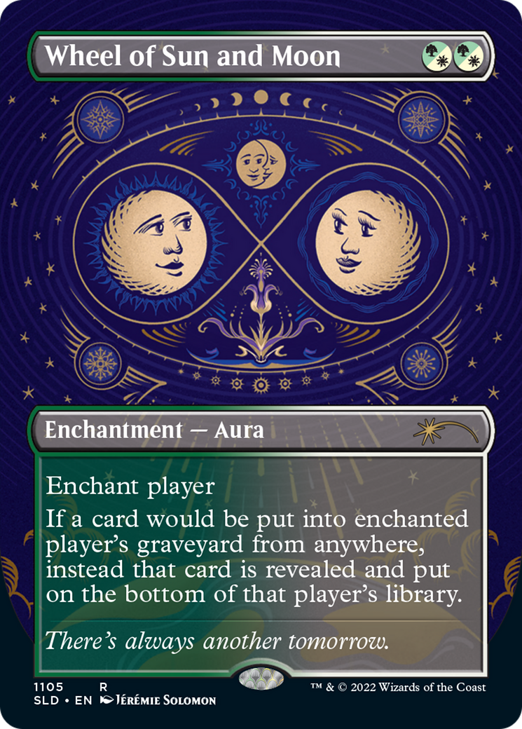 Wheel of Sun and Moon (SLD-1105) -  (Borderless) Foil