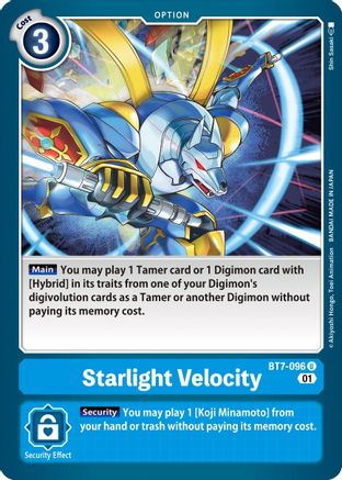 Starlight Velocity (BT7-096) - Next Adventure