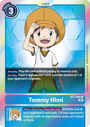 Tommy Himi (BT7-086) - Next Adventure Foil