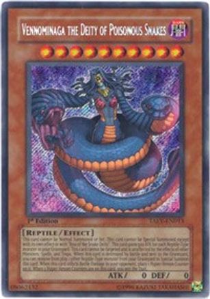 Vennominaga the Deity of Poisonous Snakes (TAEV-EN013) - Tactical Evolution 1st Edition