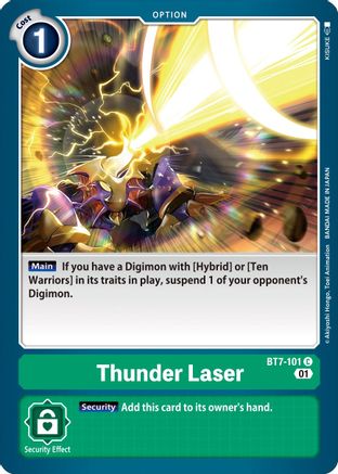 Thunder Laser (BT7-101) - Next Adventure