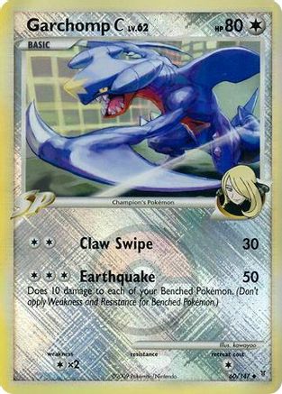 Garchomp C - 60/147 (League Promo) 60 - Reverse Holofoil