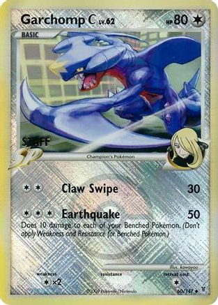 Garchomp C - 60/147 (League Promo) [Staff] 60 -