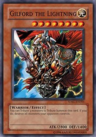 Gilford the Lightning (SDRL-EN006) - Structure Deck: Rise of the Dragon Lords 1st Edition