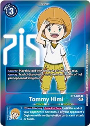 Tommy Himi (Box Topper) (BT7-086) - Next Adventure Foil