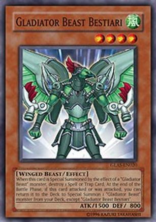 Gladiator Beast Bestiari (GLAS-EN020) - Gladiator's Assault Unlimited