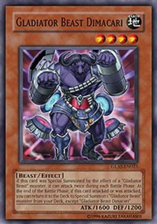 Gladiator Beast Dimacari (GLAS-EN023) - Gladiator's Assault 1st Edition