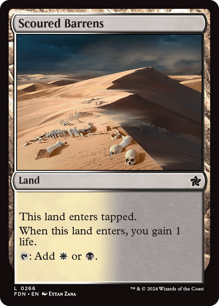 Scoured Barrens (FDN-266) -  Foil