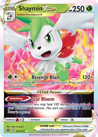 Shaymin VSTAR 14/172 - Holofoil