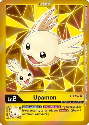 Upamon - BT3-003 (Event Pack 2) (BT3-003) - Release Special Booster 1.0 Foil