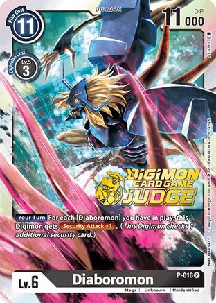 Diaboromon - P-016 (Judge Pack 1) (P-016) - Digimon Promotion Cards Foil