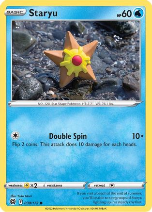 Staryu 30/172 - Reverse Holofoil