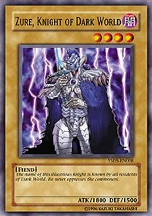 Zure, Knight of Dark World (YSDS-EN008) - Starter Deck: Syrus Truesdale Unlimited