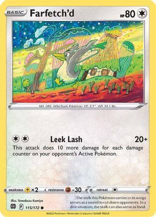 Farfetch'd 115/172 - Reverse Holofoil