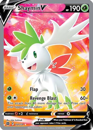 Shaymin V (Full Art) 152/172 - Holofoil