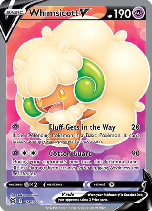 Whimsicott V (Full Art) 160/172 - Holofoil