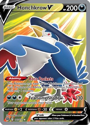 Honchkrow V (Full Art) 161/172 - Holofoil