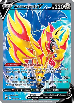 Zamazenta V (Full Art) 163/172 - Holofoil