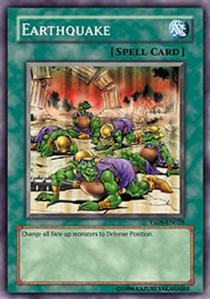 Earthquake (YSDS-EN028) - Starter Deck: Syrus Truesdale 1st Edition