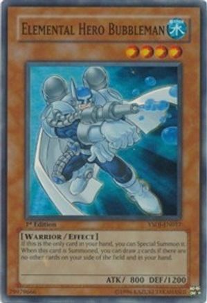 Elemental HERO Bubbleman (YSDJ-EN017) - Starter Deck: Jaden Yuki Unlimited