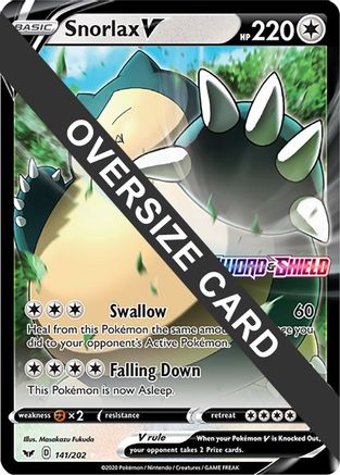 Snorlax V - 141/202 141 - Holofoil