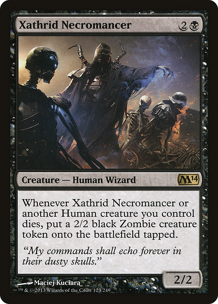 Xathrid Necromancer (M14-123) -  Foil