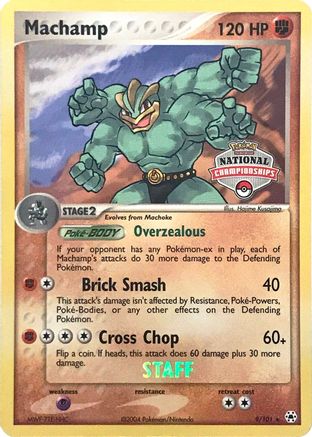 Machamp - 9/101 (National Championships) [Staff] 9 -