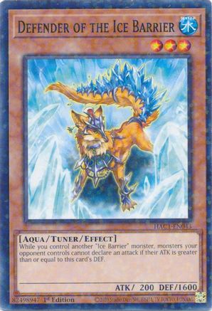 Defender of the Ice Barrier (Duel Terminal) (HAC1-EN043) - Hidden Arsenal: Chapter 1 1st Edition