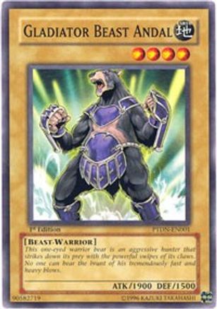 Gladiator Beast Andal (PTDN-EN001) - Phantom Darkness 1st Edition