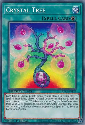 Crystal Tree (SGX1-ENF15) - Speed Duel GX: Duel Academy Box 1st Edition