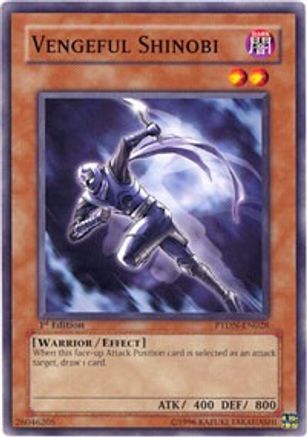 Vengeful Shinobi (PTDN-EN028) - Phantom Darkness Unlimited