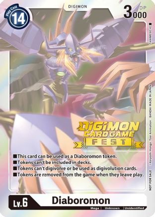 Diaboromon Token (Digimon Card Game Fest 2022) - Release Special Booster 1.0 Foil