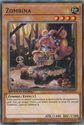 Zombina (STP3-EN019) - Speed Duel: Tournament Pack 3 Unlimited