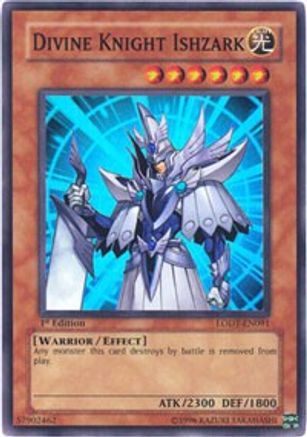 Divine Knight Ishzark (LODT-EN091) - Light of Destruction 1st Edition